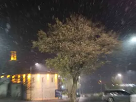 Harput’ta kar yağışı başladı
