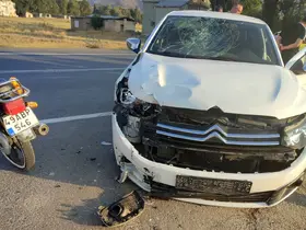 Hasköy-Korkut yolunda feci kaza: Motosiklet sürücüsü ağır yaralandı
