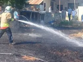 Hassa’da bahçe yangını
