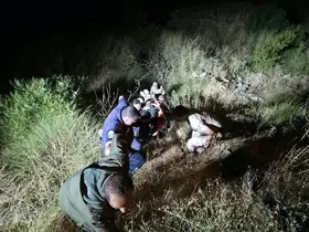 Hassa’da yamaçtan düşen vatandaş kurtarıldı
