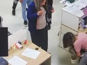 Hastane kantininde boğazına şeker kaçan Mina’yı hemşire kurtardı
