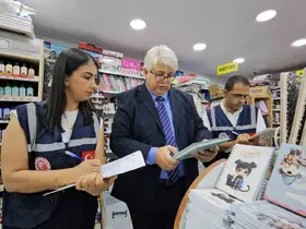 Hatay’da kırtasiye ürünlerine yönelik denetimler sürüyor
