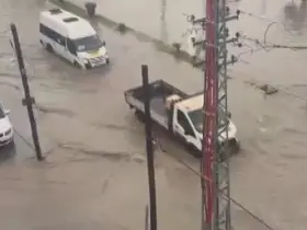 Hatay’da sağanak yağış etkili oldu
