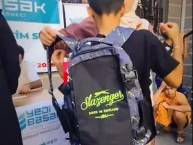 Hayırsever iş adamı Bozkuş, bu yıl da öğrencileri unutmadı
