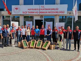Hayrabolu’da üreticilere kışlık fide desteği
