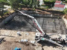 HBB, Belen’de yarı olimpik yüzme havuzunun temelini attı
