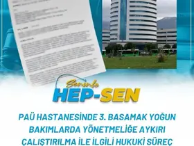 Hemşireler PAÜ Hastanesi’ne mevzuata aykırılık davası açtı
