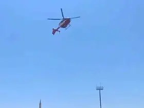 Hipotermi tedavisi gören bebek, ambulans helikopterle Diyarbakır’a sevk edildi
