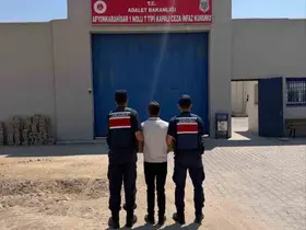 Hırsızlık suçundan hapis cezası ile aranan şahsı jandarma yakaladı
