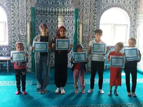 Hisarcık Kızılçukur köyünde Yaz Kur’an Kursu kapanış programı düzenlendi
