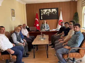 Hisarcık Müftülüğünde yeni eğitim dönemi için planlama toplantısı
