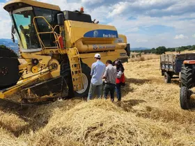 Hisarcık’ta biçerdöver kontrolleri sürüyor
