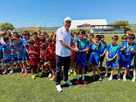 Hisarcık’ta "Ethem Bal Kupası U10 Futbol Turnuvası" sona erdi
