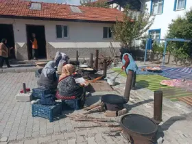 Hisarcık’ta kadınlar Gazze için seferber oldu
