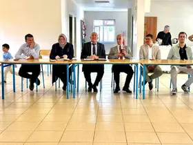 Hisarcık’ta kitap söyleşisi programı düzenlendi
