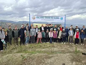 Hisarcık’ta Milli Ağaçlandırma Gününde 150 fidan toprakla buluştu
