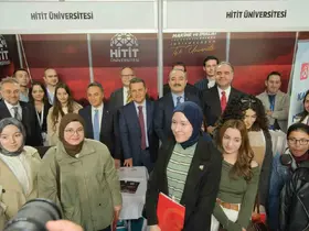 Hitit Üniversitesi standına OKAF’ta yoğun ilgi
