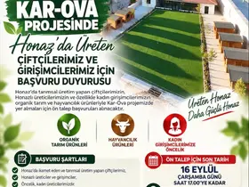 Honaz’da Kar-Ova Projesi için başvurular başladı
