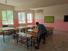 Hükümlüler okulları yeni döneme hazırladı
