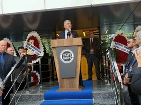 HÜR-SEN Konfederasyonu’nun yeni binasının açılışı gerçekleştirildi
