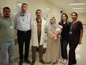 İç organları göğüs boşluğuna dolan bebek, başarılı ameliyatla hayata tutundu
