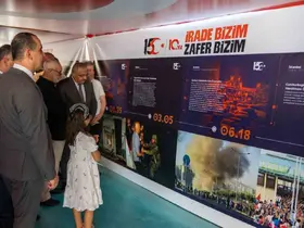 Iğdır’da ’15 Temmuz Anma Çadırı’ ziyarete açıldı
