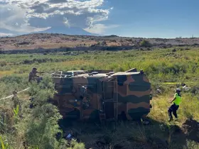 Iğdır’da askeri araç devrildi: 1 şehit, 2 yaralı