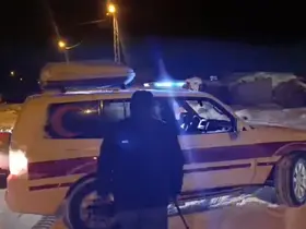 Iğdır’da karla kapanan köyde yaralanan vatandaşa ekipler ulaştı
