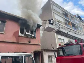 İki katlı müstakil evde çıkan yangın korkuttu
