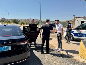 İl Emniyet Müdürü Çağlar denetimleri yerinde inceledi
