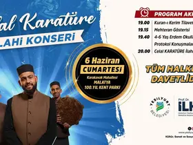 İlahi sanatçısı Celal Karatüre, 6 Haziran’da Malatyalılarla buluşuyor

