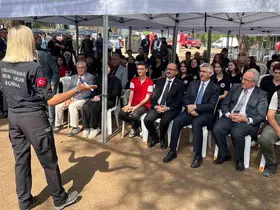 ’İlk dersim yeşil vatan’ yanan ormanda gerçekleşti

