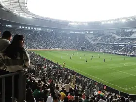 İlk maça giden çocuklar yerinde duramadı
