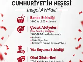 İnegöl AVM’de 29 Ekim Cumhuriyet Bayramı’na özel etkinlikler
