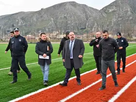 İnönü’de spor kompleksi hızla yükseliyor
