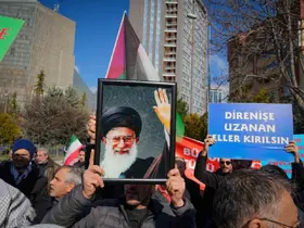İran’ın Ankara Büyükelçiliği’nde bayraklar yarıya indi
