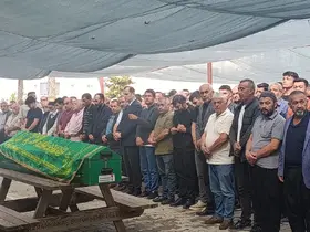 İş makinasının çarpması sonucu hayatını kaybeden genç son yolculuğuna uğurlandı
