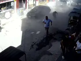 İş yerinde tüp patladı, vatandaşlar büyük panik yaşadı