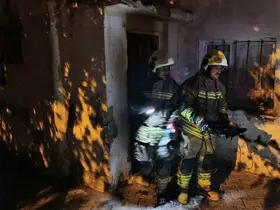 İskendurun’da ev yangını
