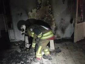 İskendurun’da ev yangını
