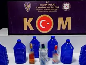Isparta’da 33,5 litre kaçak alkol ve elektronik cihaz yakalandı