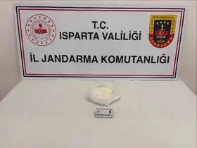 Isparta’da 300 gram metamfetamin ele geçirildi
