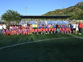 Isparta’da minik kramponlar sahaya çıktı
