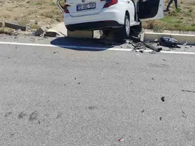 Isparta’da trafik kazası ucuz atlatıldı
