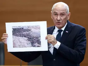 İsrail’i aklamaya çalışan Slovenya Başbakanı Jansa, Gazze’de çekilen fotoğrafı Sudan zannetti

