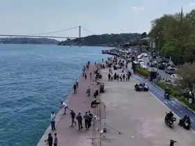 İstanbul’da güneşi gören sahile koştu
