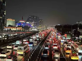 İstanbul’da trafik yoğunluğu yüzde 89’a ulaştı

