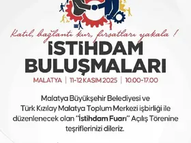 İstihdam buluşmaları Malatya’da başlıyor
