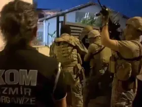 İzmir merkezli 3 ilde haraç çetesine operasyon
