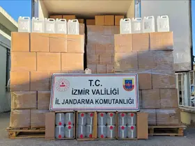 İzmir’de sahte içki tacirlerine jandarmadan ağır darbe
